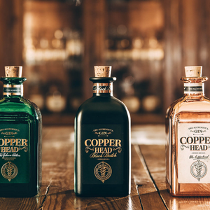 Copperhead Gin Bottle Trio
