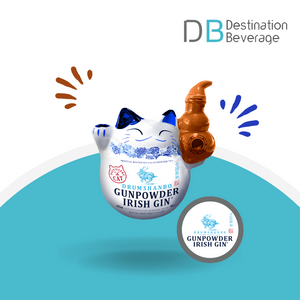 Drumshanbo Irish Gunpowder Gin Lucky Cat