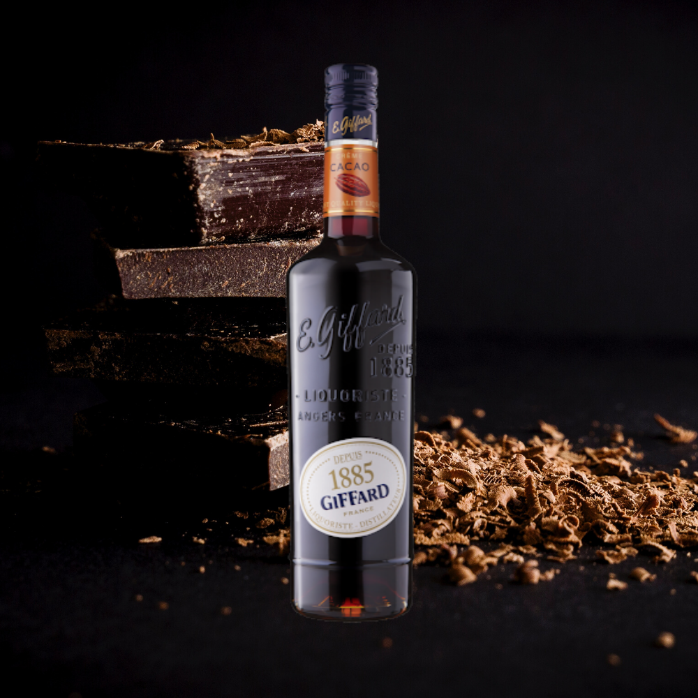 Giffard Liqueur Creme de Cacao Brown